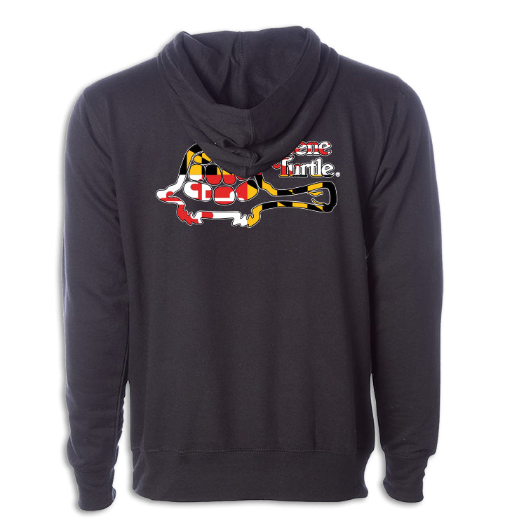 MD Flag Single Turtle Hoodie